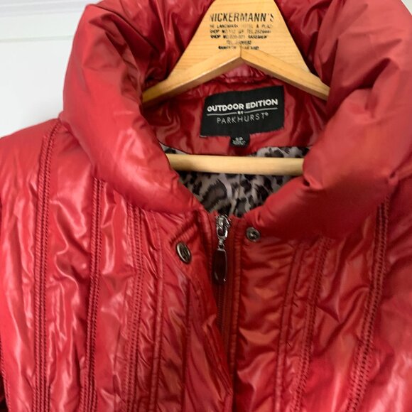 Outdoor Edition by Parkhurst, Soft Red Quilted Jacket Size S/P - Picture 9 of 12